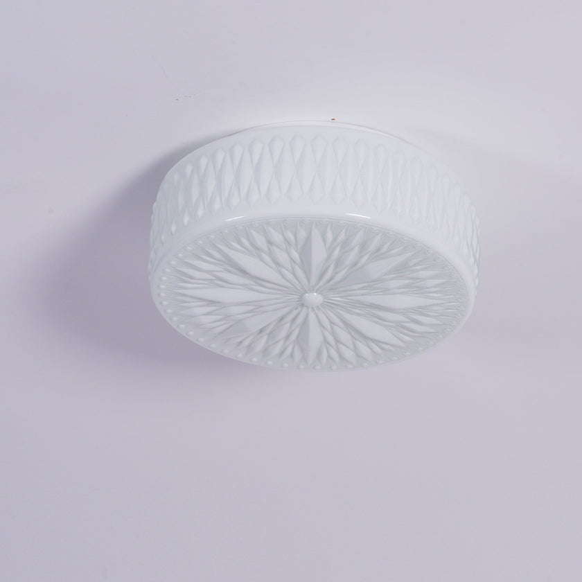 Glass Diffuser Flush Mount Ceiling Light