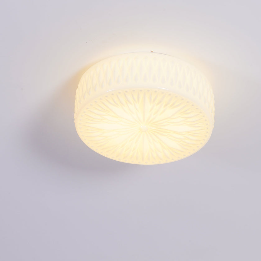 Glass Diffuser Flush Mount Ceiling Light