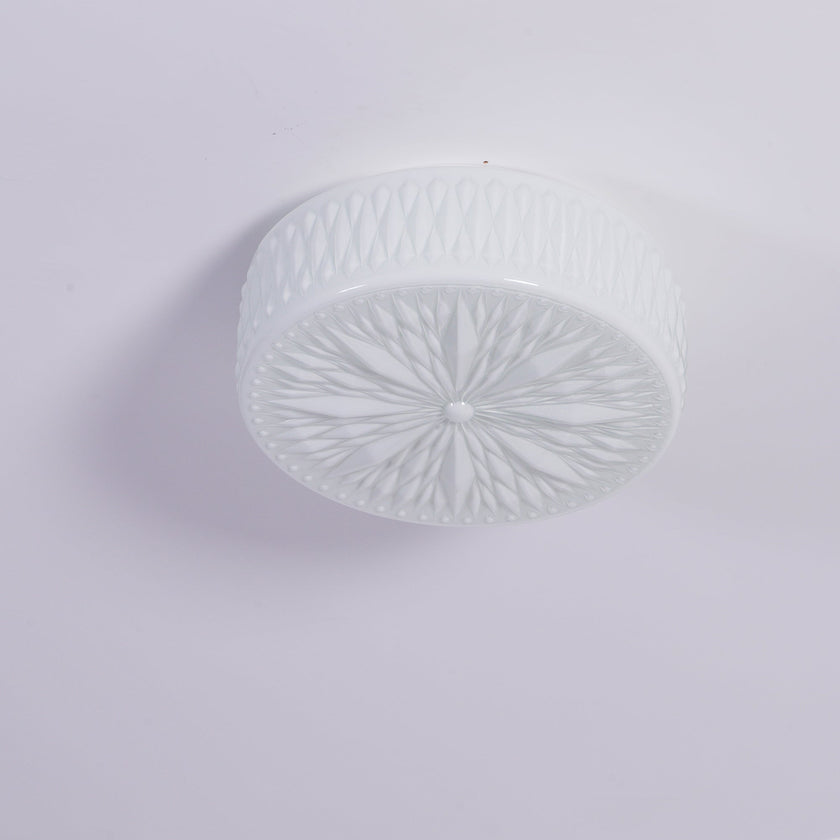 Glass Diffuser Flush Mount Ceiling Light