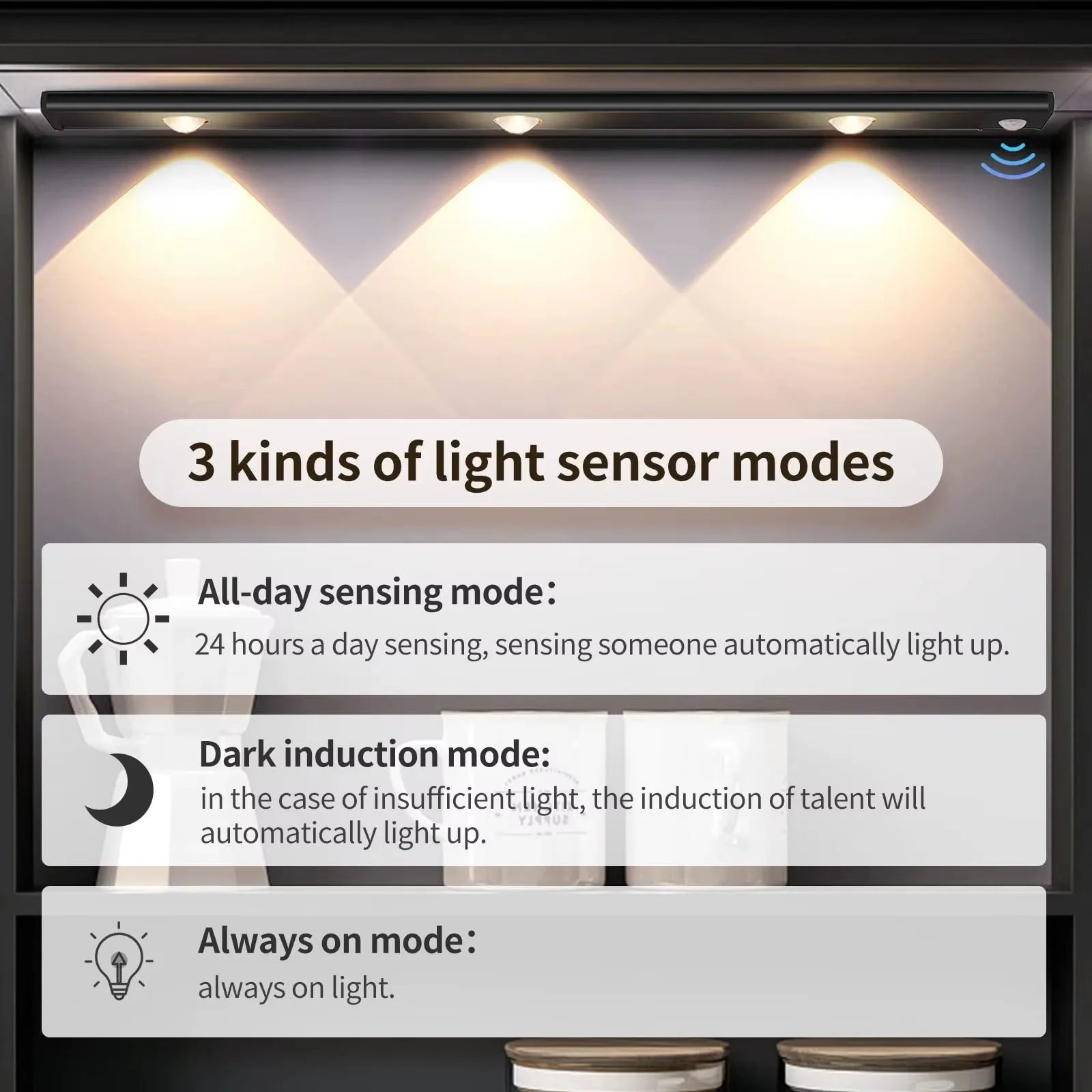 Rechargeable Modern Ultra-Thin LED Under Cabinet Light