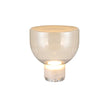 Glass Cone Table Lamp