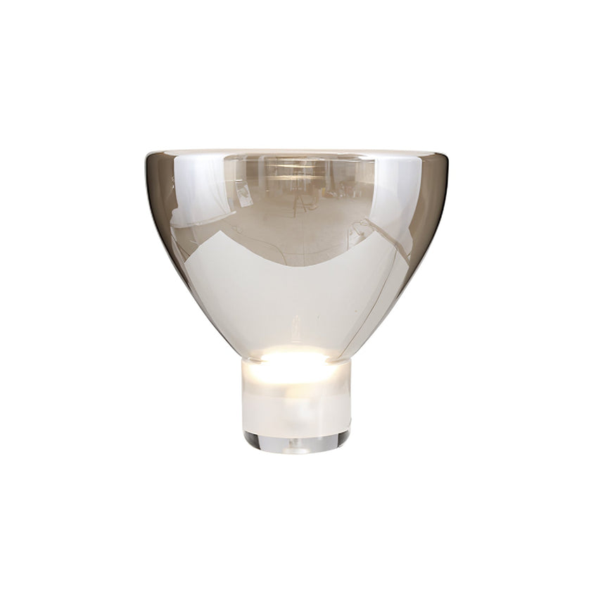 Glass Cone Table Lamp
