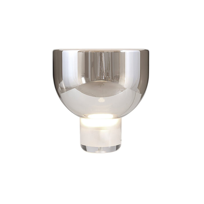 Glass Cone Table Lamp