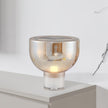 Glass Cone Table Lamp