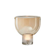 Glass Cone Table Lamp