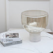 Glass Cone Table Lamp