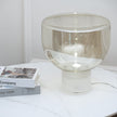 Glass Cone Table Lamp