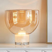 Glass Cone Table Lamp