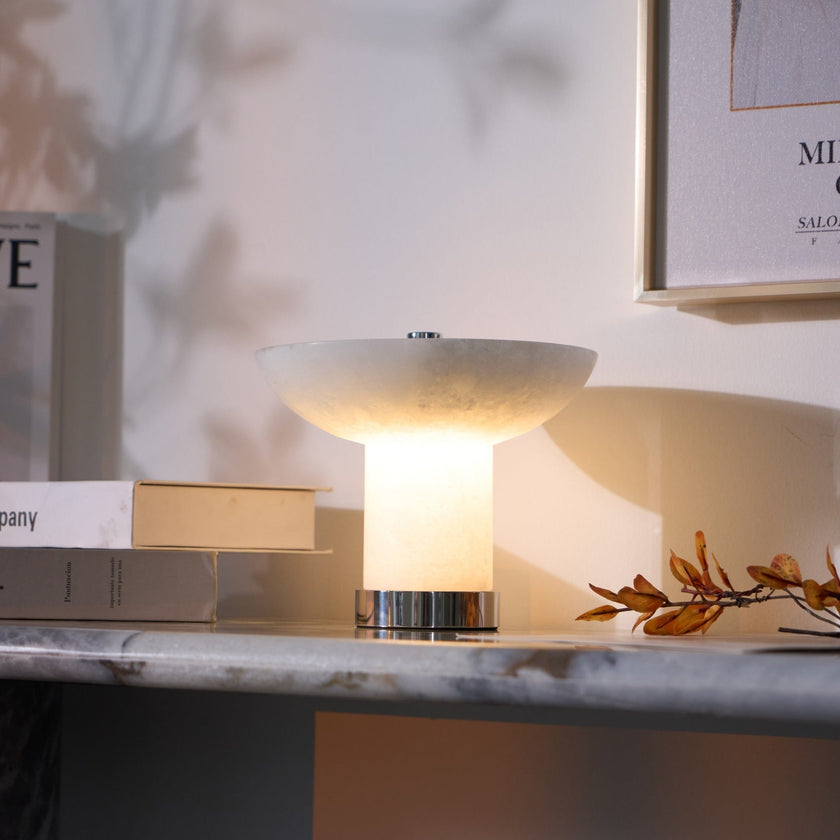 Alabaster Rechargeable Table Lamp