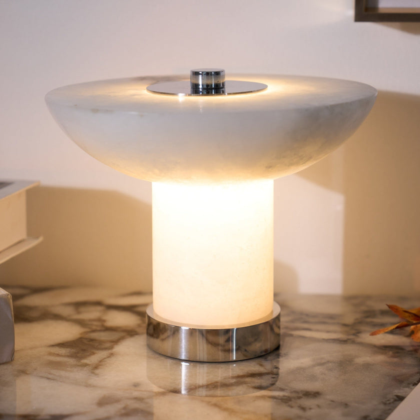 Alabaster Rechargeable Table Lamp