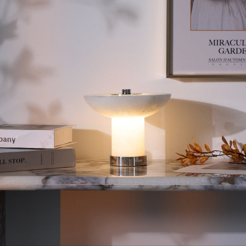 Alabaster Rechargeable Table Lamp