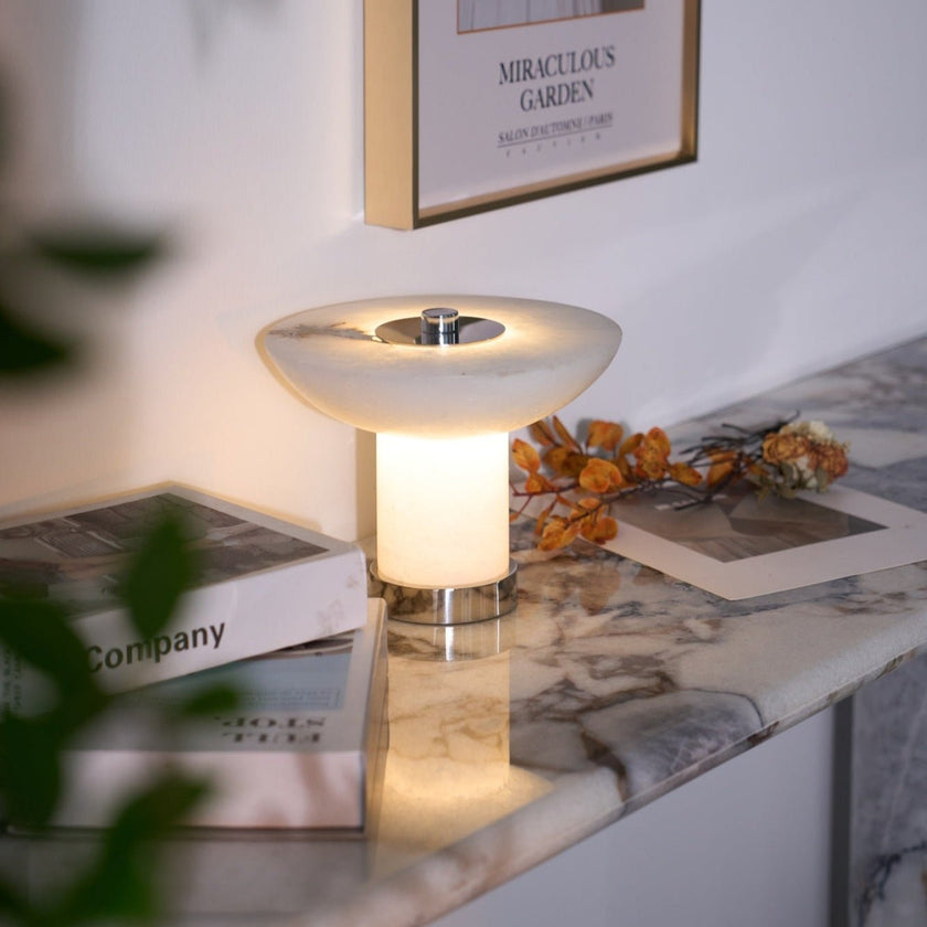 Alabaster Rechargeable Table Lamp
