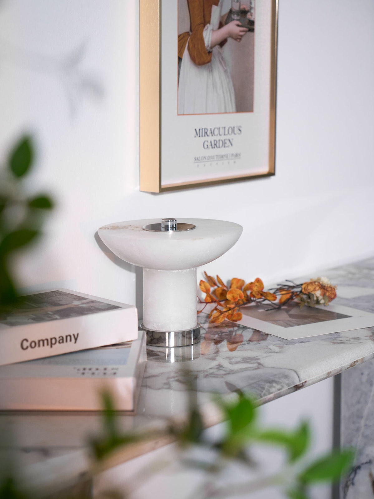Alabaster Rechargeable Table Lamp