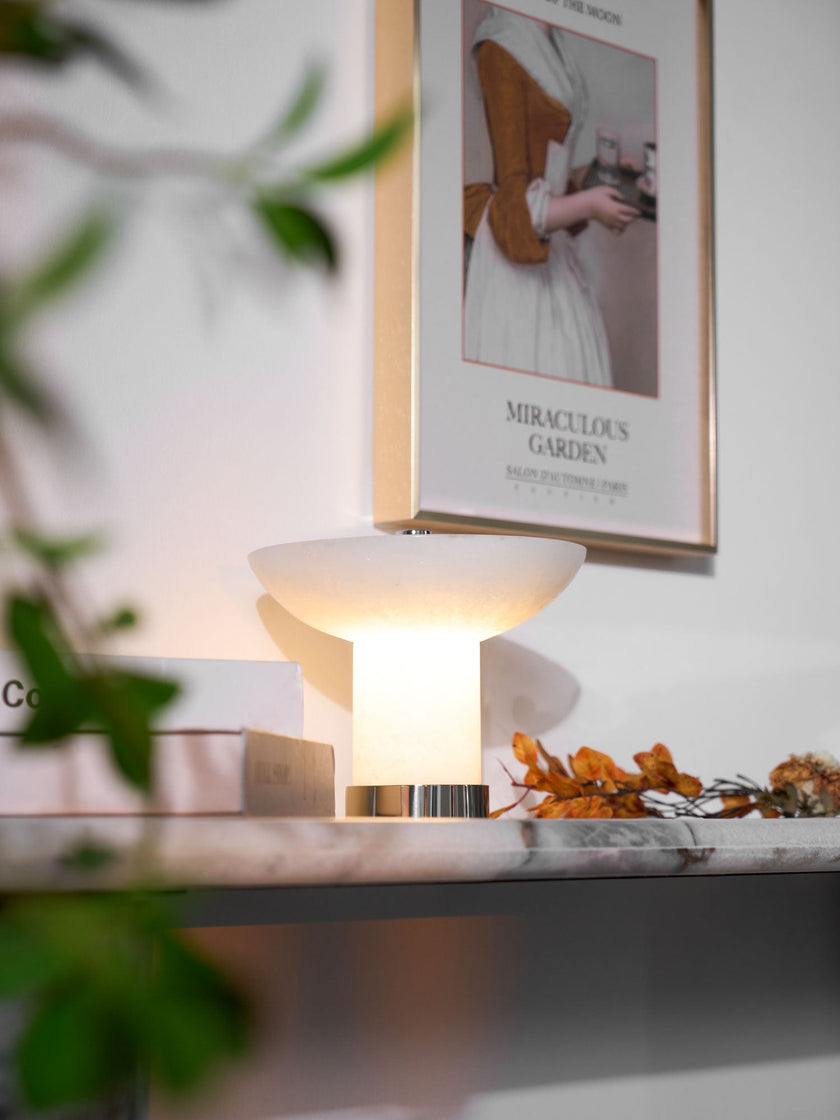 Alabaster Rechargeable Table Lamp