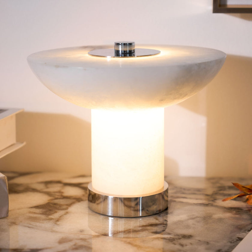 Alabaster Rechargeable Table Lamp