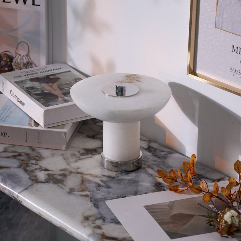 Alabaster Rechargeable Table Lamp