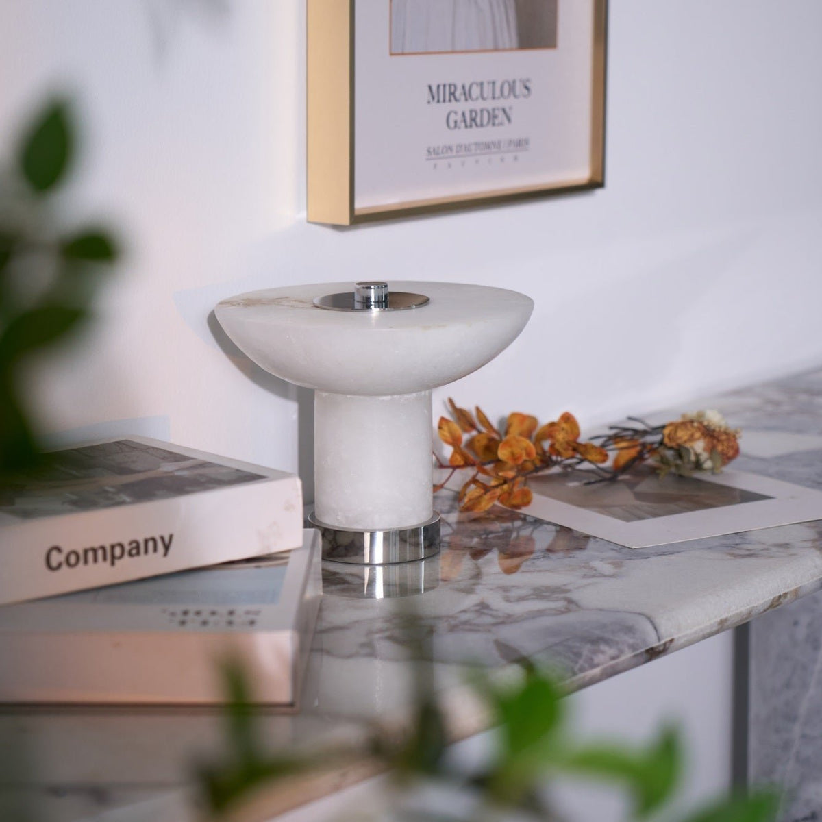 Alabaster Rechargeable Table Lamp