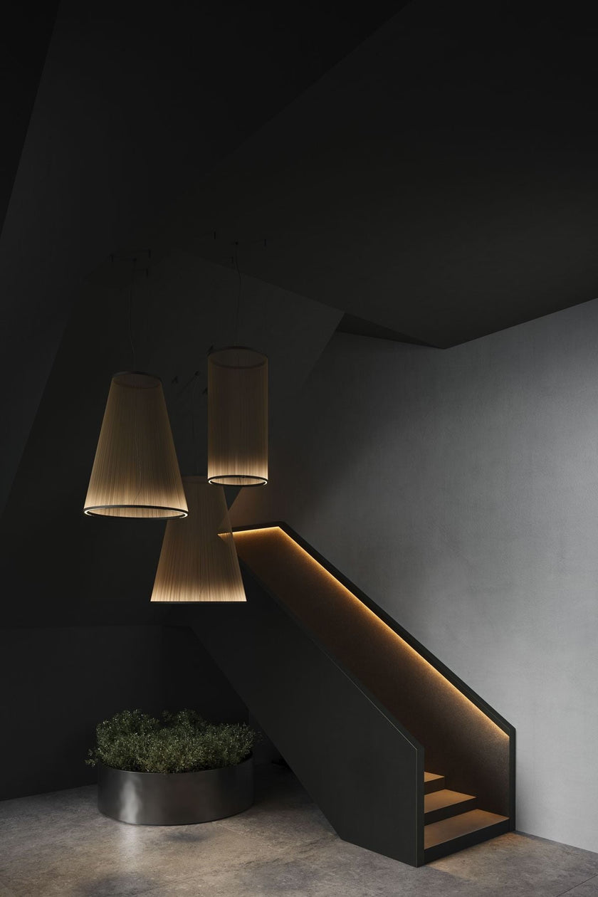 Metal Mesh Cone Pendant Light