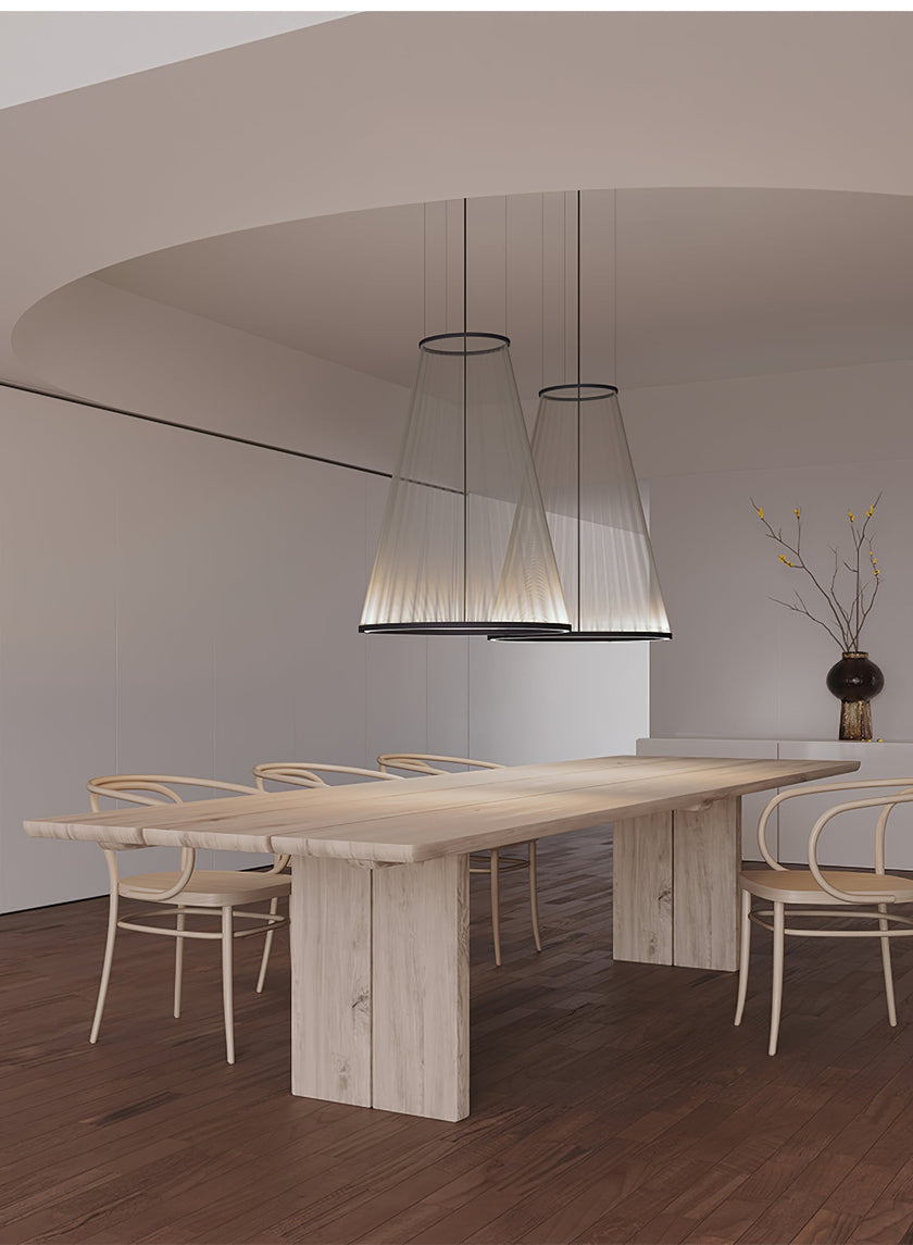 Metal Mesh Cone Pendant Light