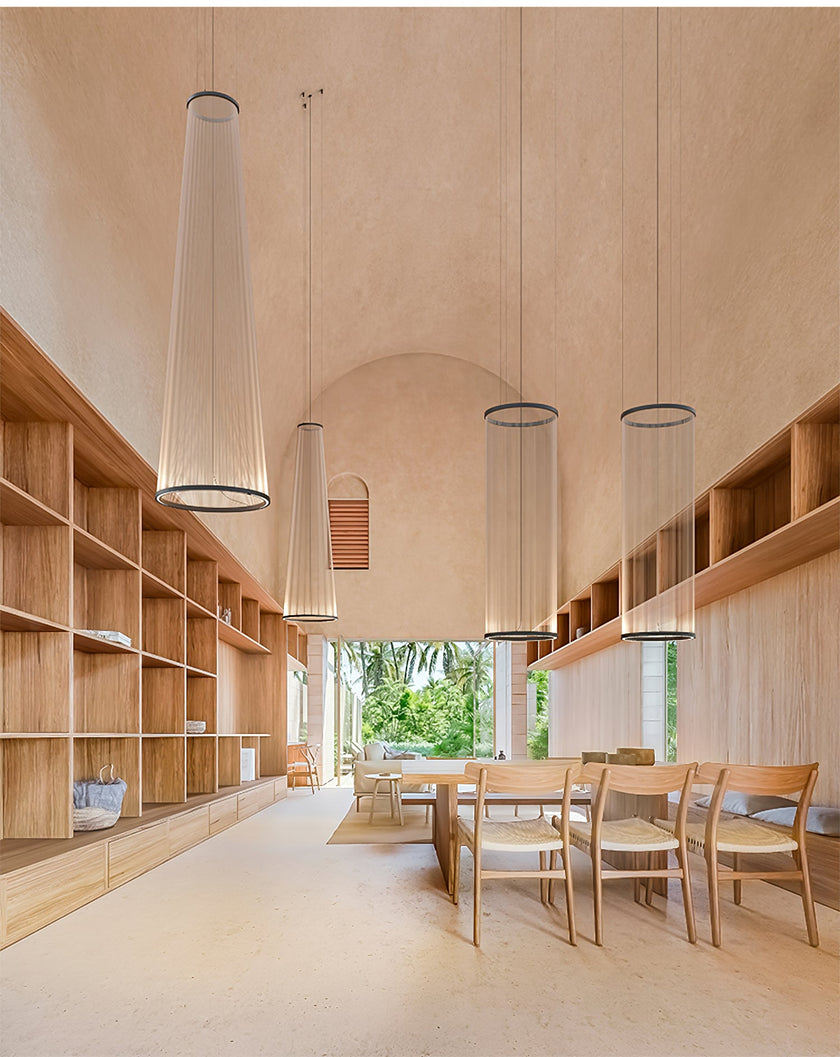 Metal Mesh Cone Pendant Light