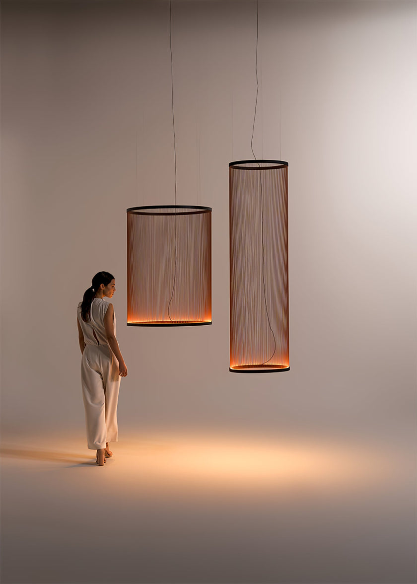Metal Mesh Cone Pendant Light