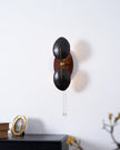 Walnut Brass Directional Wall Sconce