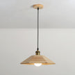 Wood Umbrella Pendant Light