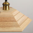Wood Umbrella Pendant Light