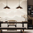 Wood Umbrella Pendant Light