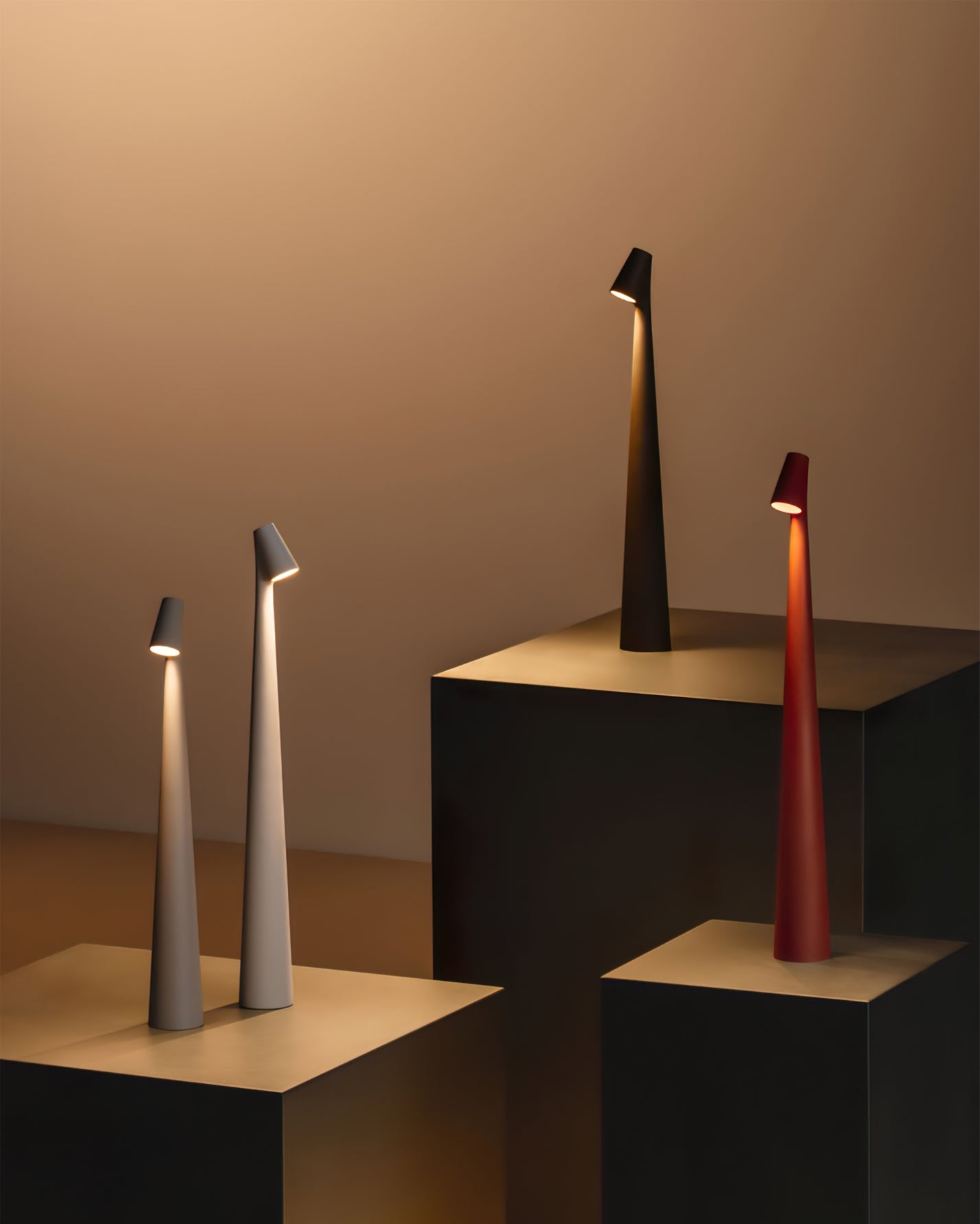Modern Slim Cordless Rechargeable LED Table Lamp