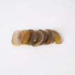 Agate Slice & Brass Chandelier