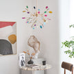 Agate Slice & Brass Chandelier