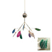 Agate Slice & Brass Chandelier