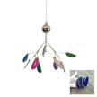 Agate Slice & Brass Chandelier