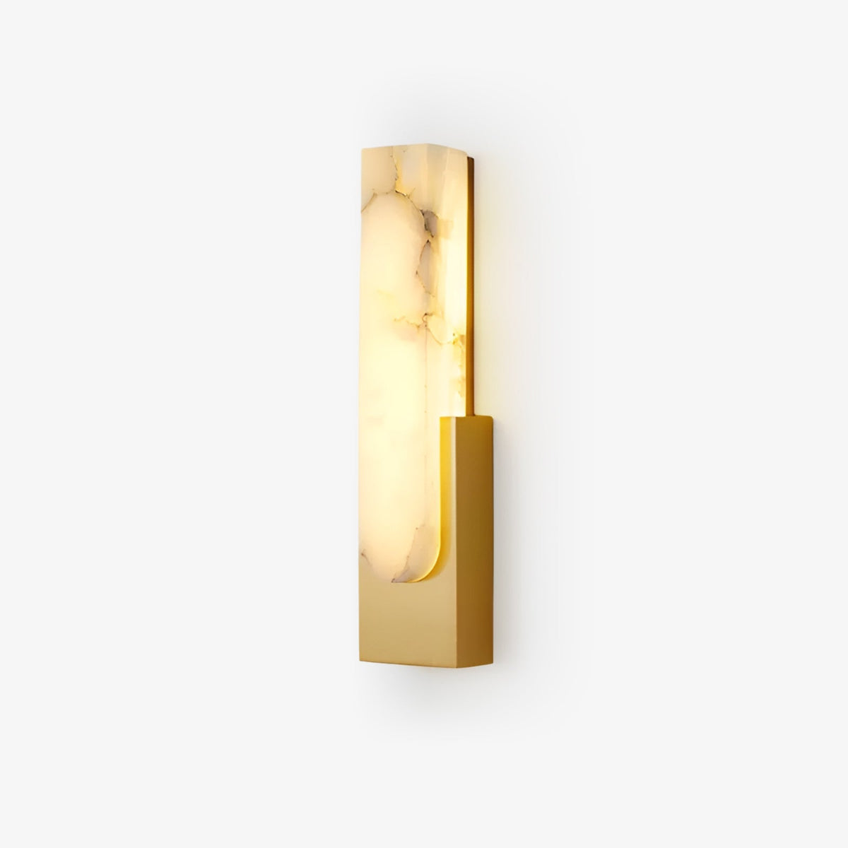 Alabaster Pillar Wall Lamp