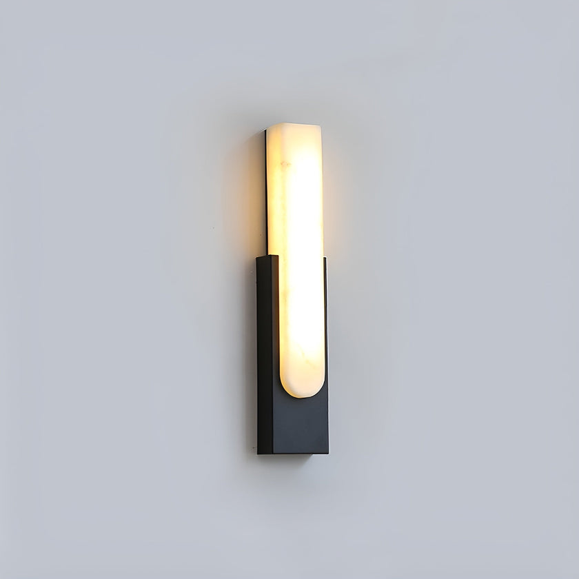 Alabaster Pillar Wall Lamp
