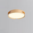 Walnut Wood Disc Ceiling Light