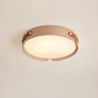 Walnut Wood Disc Ceiling Light