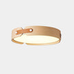 Walnut Wood Disc Ceiling Light