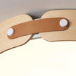 Walnut Wood Disc Ceiling Light