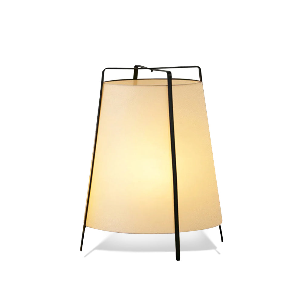 Oriental Fabric Shade Table Lamp
