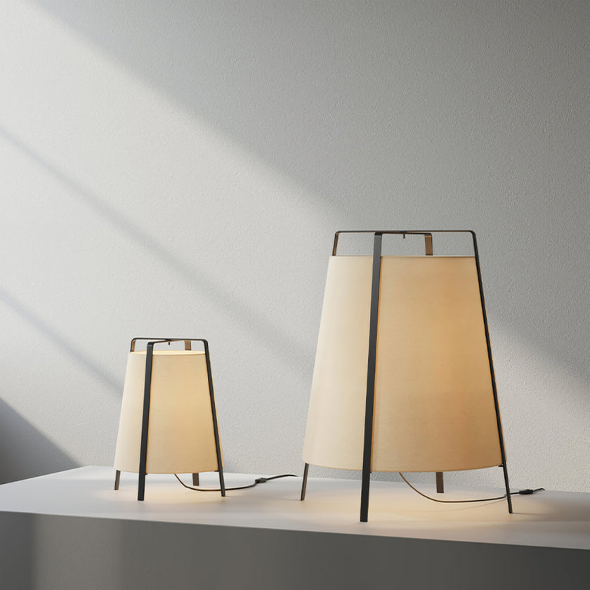Oriental Fabric Shade Table Lamp