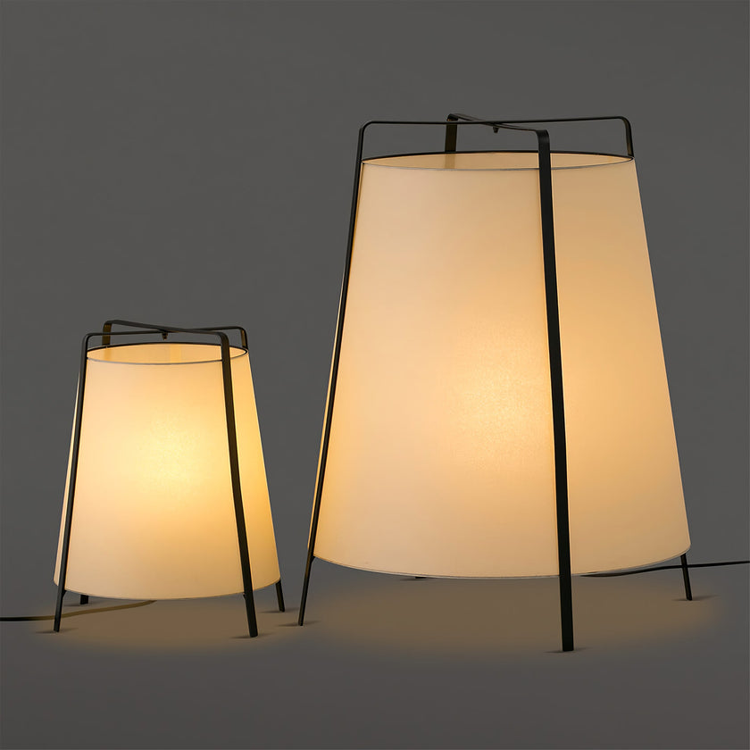 Oriental Fabric Shade Table Lamp