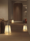 Oriental Fabric Shade Table Lamp
