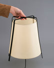 Oriental Fabric Shade Table Lamp