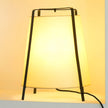 Oriental Fabric Shade Table Lamp
