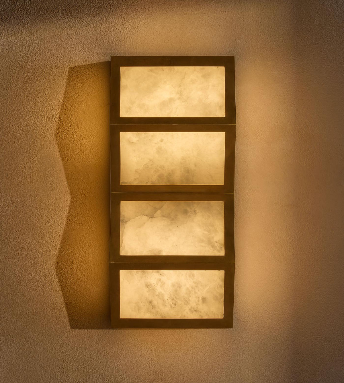 Alabaster Cascade Wall Sconce
