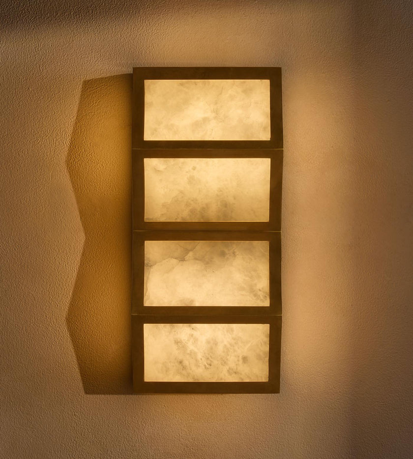 Alabaster Cascade Wall Sconce