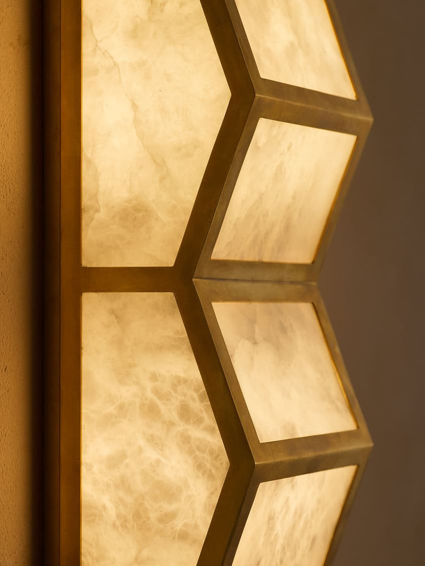 Alabaster Cascade Wall Sconce