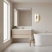 Alabaster Veil Panel Wall Sconce